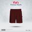 Fabrilife Kids Premium Cotton Shorts - Maroon image