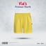 Fabrilife Kids Premium Cotton Shorts - Yellow image