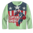 Fabrilife Kids Premium Full Sleeve T-Shirt - Captain America image