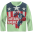 Fabrilife Kids Premium Full Sleeve T-Shirt - Captain America image