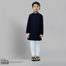 Fabrilife Kid's Premium Panjabi - Navy image