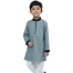 Fabrilife Kid's Premium Panjabi - Silver image