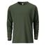Fabrilife Mens Premium Blank Full Sleeve T-Shirt - Olive image
