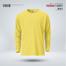 Fabrilife Mens Premium Blank Full Sleeve T-Shirt - Yellow image