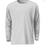 Fabrilife Mens Premium Blank Full Sleeve T-Shirt - Gray Melange image