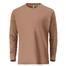 Fabrilife Mens Premium Blank Full Sleeve T-Shirt - Light Coffee image