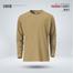 Fabrilife Mens Premium Blank Full Sleeve T-Shirt - Tan image