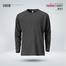 Fabrilife Mens Premium Blank Full Sleeve T-Shirt - Anthra Melange image