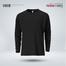 Fabrilife Mens Premium Blank Full Sleeve T-Shirt - Black image