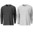 Fabrilife Mens Premium Blank Full Sleeve T Shirt Combo - Anthra Melange, Gray Melange image