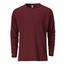 Fabrilife Mens Premium Blank Full Sleeve T-Shirt - Redwine image