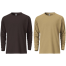 Fabrilife Mens Premium Blank Full Sleeve T Shirt Combo - Chocolate, Tan image