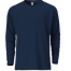 Fabrilife Mens Premium Blank Full Sleeve T-Shirt - Navy image
