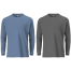 Fabrilife Mens Premium Blank Full Sleeve T Shirt Combo - Stellar and Charcoal image