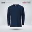 Fabrilife Mens Premium Blank Full Sleeve T-Shirt - Navy image