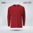 Fabrilife Mens Premium Blank Full Sleeve T-Shirt - Red image