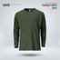 Fabrilife Mens Premium Blank Full Sleeve T-Shirt - Olive image