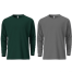 Fabrilife Mens Premium Blank Full Sleeve T Shirt Combo - Green, Charcoal image