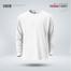 Fabrilife Mens Premium Blank Full Sleeve T-Shirt - White image