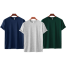 Fabrilife Mens Premium Blank T-shirt -Combo- Navy, Gray Melange, Green image