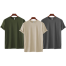 Fabrilife Mens Premium Blank T-shirt -Combo-Olive, Biscuit, Charcoal image