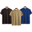 Fabrilife Mens Premium Blank T-shirt -Combo- Chocolate, Tan, Royal Blue image