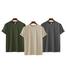 Fabrilife Mens Premium Blank T-shirt -Combo-Olive, Biscuit, Charcoal image
