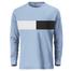 Fabrilife Mens Premium Designer Edition Full Sleeve T Shirt - Sky Blue image