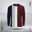Fabrilife Mens Premium Designer Edition Full Sleeve T Shirt - Maroon image