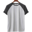 Fabrilife Mens Premium Short Sleeve Raglan - Gray Melange image