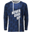 Fabrilife Mens Premium Sports Full sleeve T-shirt - Never give up image
