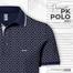 Fabrilife Premium Elite Edition Double PK Cotton Polo - Navy image