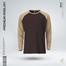 Fabrilife Premium Full Sleeve Raglan T-Shirt - Chocolate image