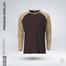 Fabrilife Premium Full Sleeve Raglan T-Shirt - Chocolate image