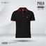 Fabrilife Single Jersey Knitted Cotton Polo - Black image