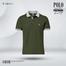 Fabrilife Single Jersey Knitted Cotton Polo - Olive image