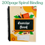 Falaq 200page Spiral Binding Math Khata (Random Body Color) image