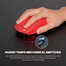Fantech ARIA II PRO XD7V2P Wireless Gaming Mouse Red image