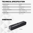 Fantech GS206 GROOVE 6W 2-inch Tuned Drive BAR Wired Gaming Speaker image