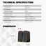 Fantech GS304 GROOVE Dual Mode (Wired and Bluetooth) RGB Gaming Speaker image