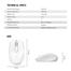 Fantech Go W603 Silent Wireless White Optical Mouse - White image