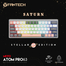 Fantech MK912 Mercury Mechanical Keyboard Pink image