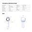 Fantech PAC1 Portable Fan 500mAh Battery image