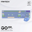 Fantech WK895 Blue Wiredless Keyboard Mouse Combo image