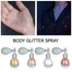 Fashion Highlighter Powder Spray High Gloss Glitter Powder Spray Shimmer Sparkle Powder Makeup For Face Body Highlight Makeup-#03 image