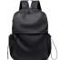 Fashionable B1009 Water-Resistant Travel Backpack- Black image