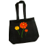 Fashionable Denim Fabric Tote Bag With Zipper image