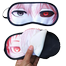 Fashionable Durable Stylish and Elegant Design Silk Eye Mask For Sleeping at Daylight Or Travelling Random Color Selection 1 Pcs (mask_eye_kakashi_1pcs) Kakashi's Eye image