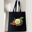 Fashionable Fabric Tote Bag With Zipper image