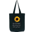 Fashionable Fabric Tote Bag With Zipper image